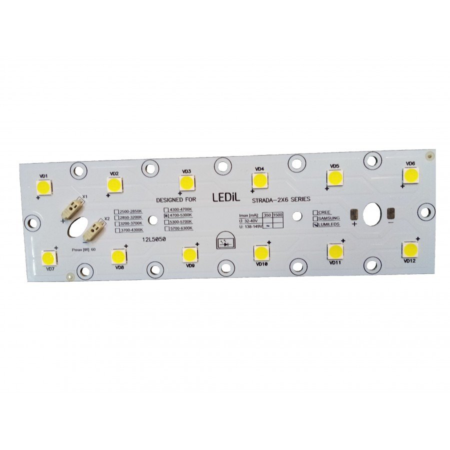 Светодиодная линейка  LEDIL strada-2x6 series